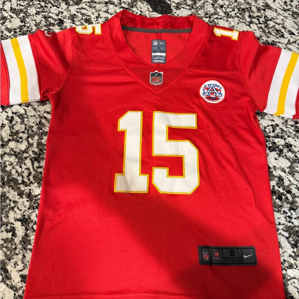 NFL Men’s Small Patrick Mahomes Kansas City Chiefs #15 Jersey